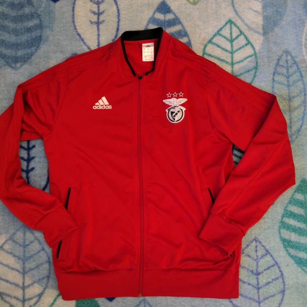 Adidas Benefica Jacket. Red Men's Large 2018